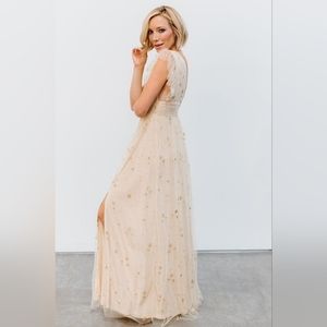 SOIÉBLU | Nova Shimmer Maxi Dress